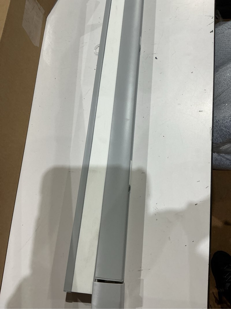 Condition photo showing As Is for lazblinds no tools no drill cordless cellular shades, light filtering honeycomb shades for home, thermal insulation blinds for windows, 20" w x 48" h, grey light filtering-grey 20" w x 48" h