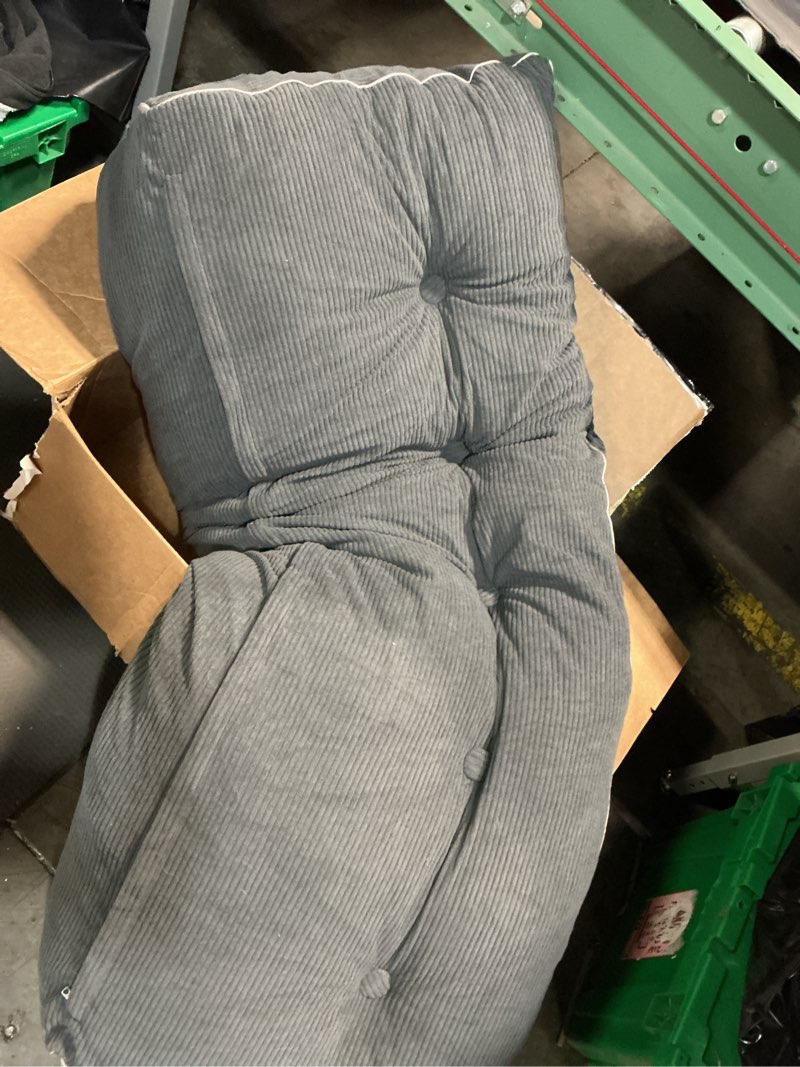Condition photo showing As Is for (unknown  size)headboard pillow headboard wedge pillow bed rest reading pillow bolster triangular pillow for sitting in bed-backrest positioning support long pillow for daybed