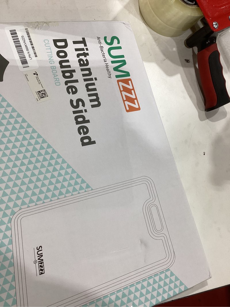 Condition photo showing Good Condition for Titanium Cutting Board for Kitchen, Cutting Board Double Sided Food Grade, Pure Titanium/PP, Easy to Clean Large Size 16”×11” Silver Set of 1 (16" x 11")