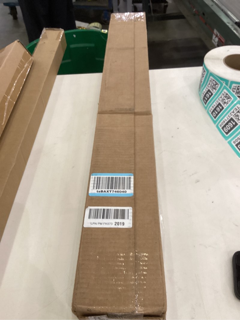 Condition photo showing New/Like New for redi shade no tools original light filtering pleated paper shade white, 36" w x 72" l, 6 pack white 36" w x 72" h