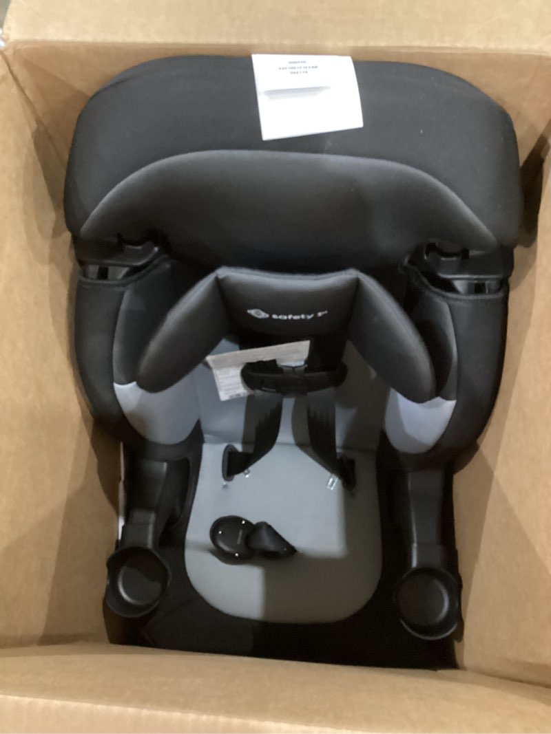 Condition photo showing Good Condition for safety 1st grand 2-in-1 booster car seat, converts from high back to belt-positioning booster, high back seat for kids 40-65, and belt-positioning 40-100 pounds, black sparrow