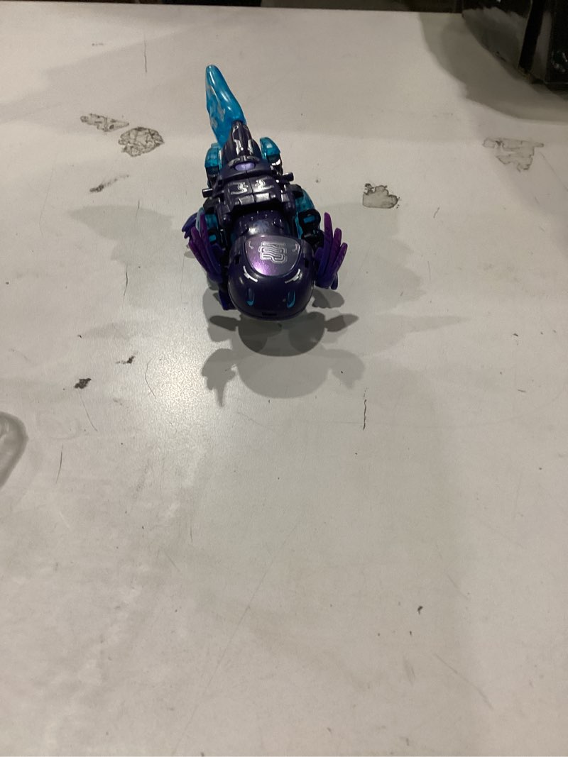 Condition photo showing New/Like New for 52TOYS BEASTBOX BB-63C Wandering Star Deformation Toys Action Figure, Converting Toys in Mecha and Cube, Perfect Birthday Party Gift for Teens and Adults, Based on Hexagonal Arowana Blue