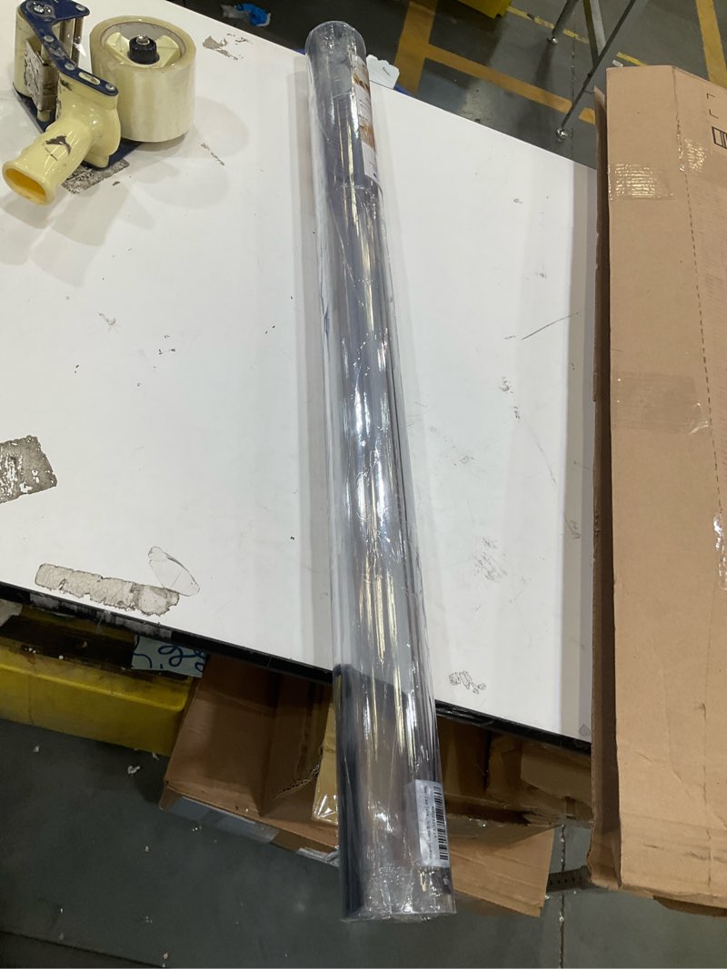 Condition photo showing New/Like New for clear table protector 36 x 60 inch, 1.5mm thick plastic table cover, waterproof pvc clear table cover protector, desk mat writing desk pad for desktop, coffee & dining room tabletop 36" x 60" (rectangular) crystal clear