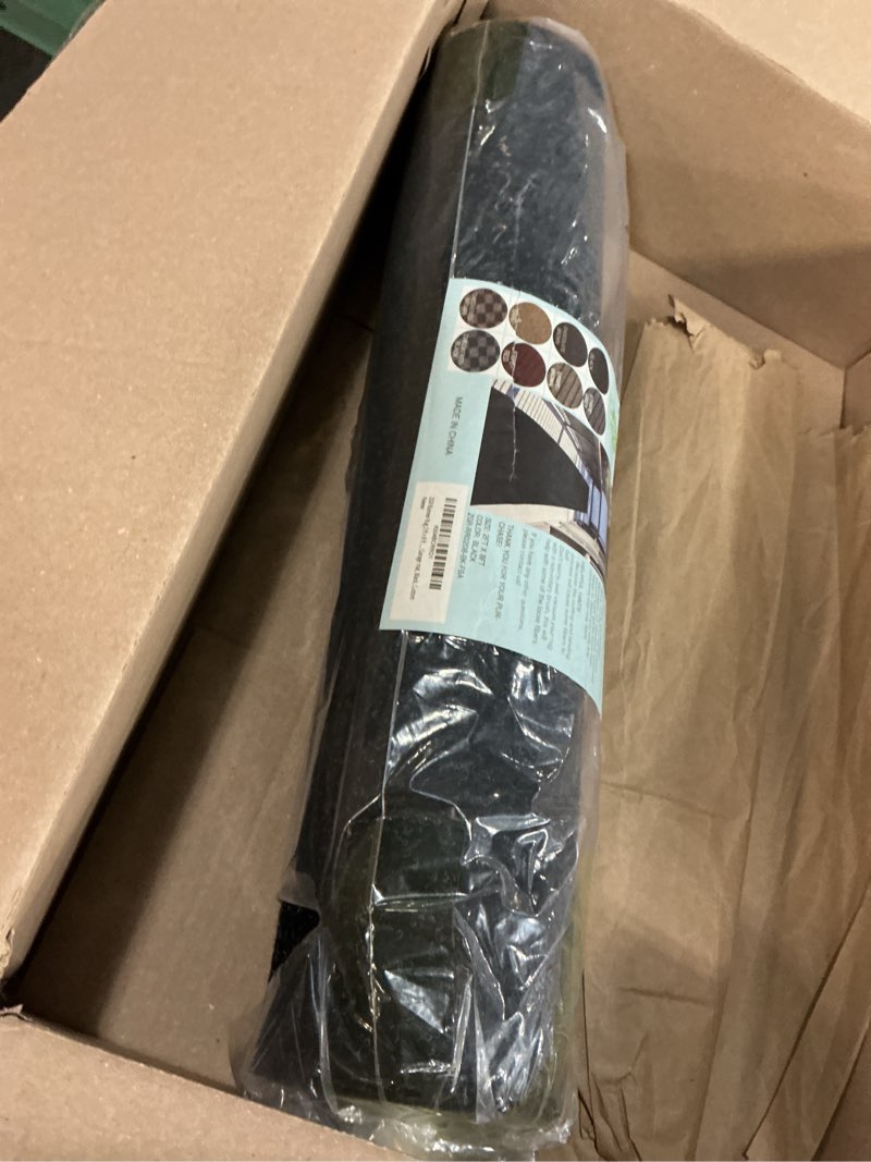 Condition photo showing Good Condition for Runner Rug 2 ft x 8 ft Carpet Runners, Indoor/Outdoor Hallway Kitchen Entryway Bedroom Area Rugs with Non-Slip Rubber Backing, Garage mat, Black, Custom