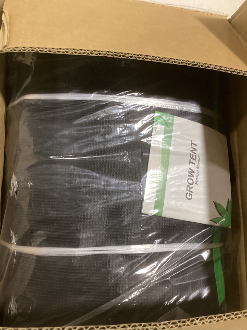 Condition photo showing New/Like New for MELONFARM Small Grow Tent for Aerogarden?34”x18”x55” ?Hydroponics Growing System ?Highly Reflective 600D Diamond Mylar Canvas with Ventilation window and Floor Tray for Hydroponic Indoor Plant Growing 34"x18"x55"