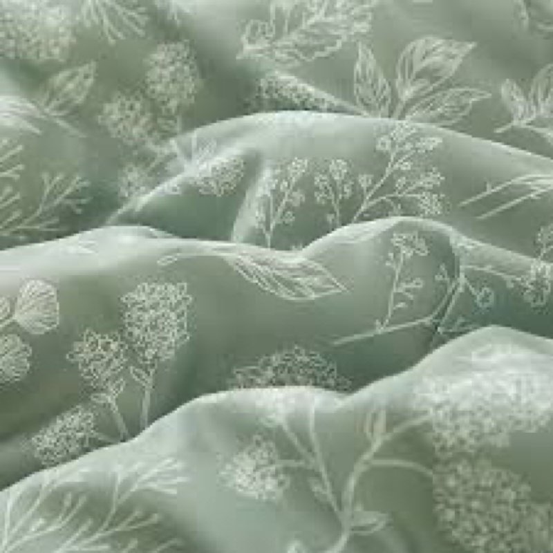 bedsure king comforter set - olive green bed set, 3 pieces cute floral bedding, 1 soft reversible botanical flowers comforter and 2 pillow shams