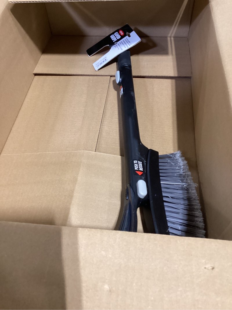 Condition photo showing As Is for OXO Good Grips Extendable Twister Snow Brush with Ice Scraper
