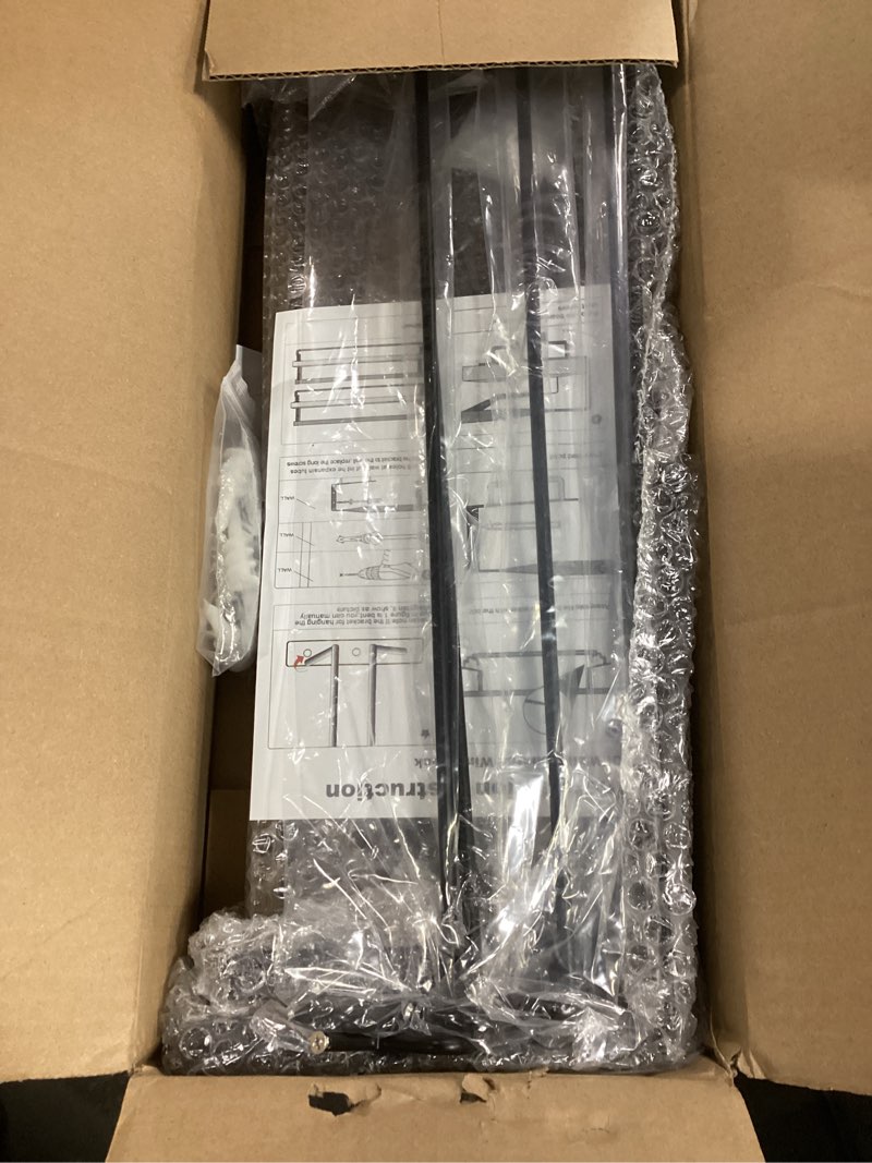 Condition photo showing Good Condition for Mkono Wall Mounted Wine Rack Set of 2 Wood Rustic Wine Bottle Glass Floating Shelves with Stemware Hanger Modern Plants Photos Wine Display Storage Holder for Kitchen Dining Room Bar, 17 Inch Brown