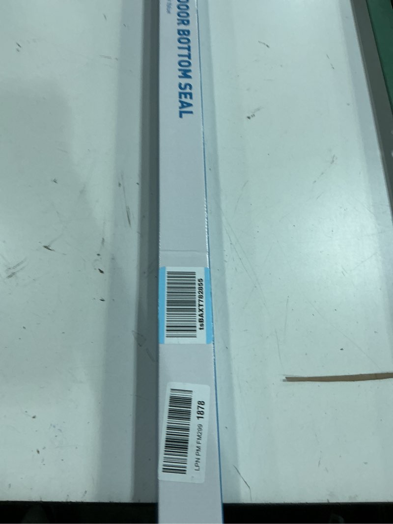 Condition photo showing New/Like New for sliding shower door bottom seal, 2 pcs 3/8" x 36" sliding shower door sweep for 3/8inch glass, frameless glass door seal strip stop shower leaks and create a water barrier for 3/8" glass