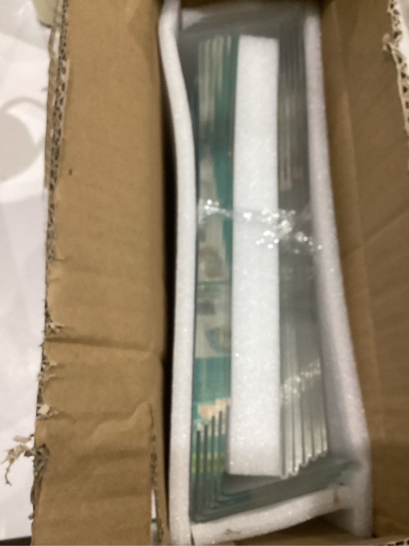 Condition photo showing Good Condition for MaxGear Acrylic Sign Holder 8.5 X 11, Plastic Paper Holder With Vertical Slanted Back, Picture Photo Frames Display Stand Flyer and Document Organizer for Office Desktop Use, 10 Pack