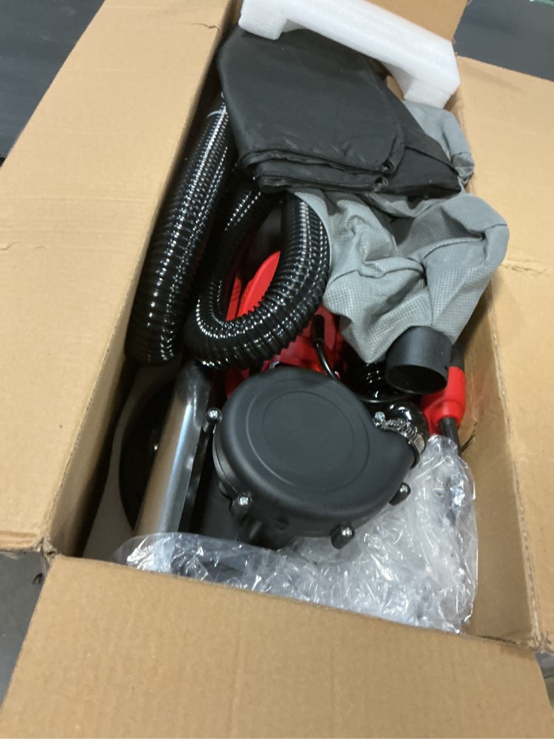 Condition photo showing Good Condition for Drywall Sander, 2025 Upgraded 8-Amp Popcorn Ceiling Removal Tool with 7 Variable Speed 800-1800RPM, Drywall Sander with Vacuum Dust Collector with Extendable Handle, LED Light, 12pcs Sanding Discs,Red