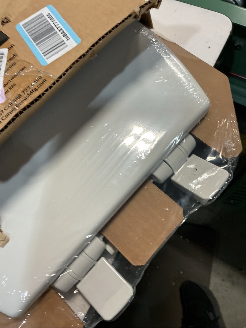 Condition photo showing New/Like New for mayfair nextstep2 toilet seat with built-in potty training seat, slow-close, removable that will never loosen, elongated, white elongated 1