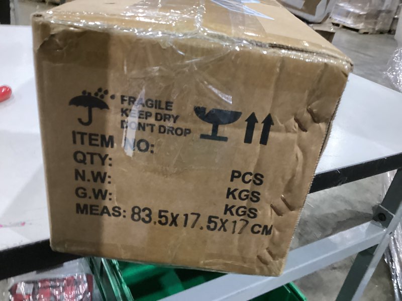 Condition photo showing As Is for Linkmoon Solar Landscape Path Light, 32 Inches Modern Outdoor Bollard Lighting, Aluminum 3W 350LM Lu