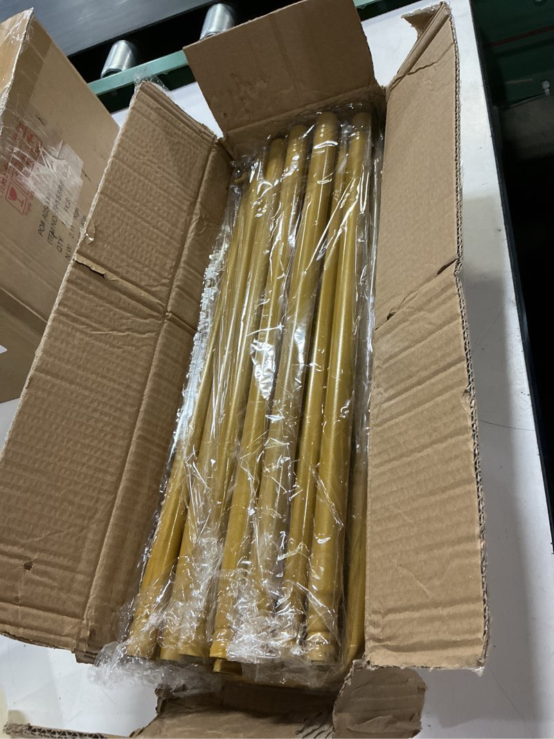 Condition photo showing New/Like New for over the table rod stand with clamps adjustable 31"-110'' length 31"-64" height gold table balloon arch stand with storage bag, metal decorating rod hanging