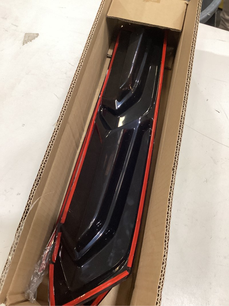 Condition photo showing As Is for Daeiclru Car Tail Light Lamp Cover Compatible with Corvette C8 Stingray/Z06/E-Ray 2020-2025, Taillight Shell Trim Cover, Exterior Taillight Protection Cover Accessories, Smoked Black