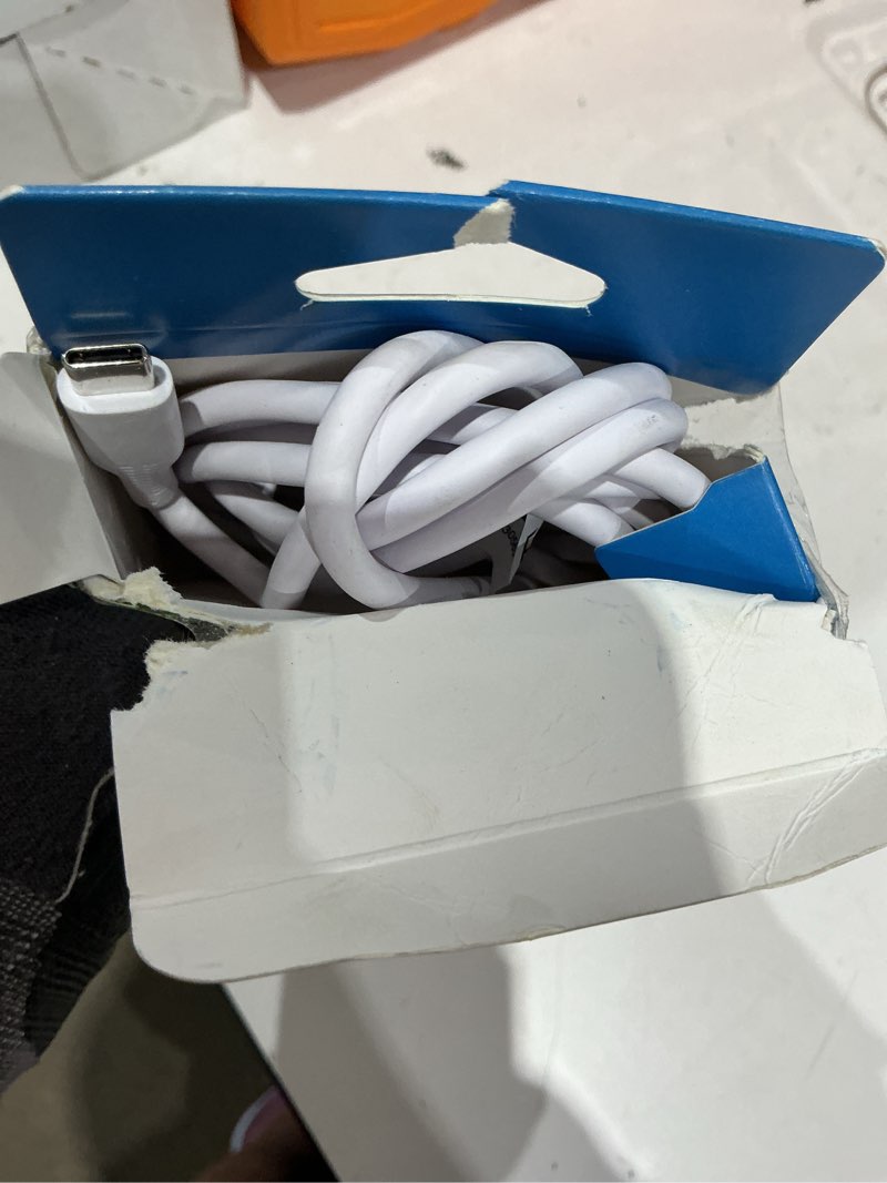 Condition photo showing As Is for  utilitech 8-ft usb 2.0 lightning black cable item #6305693 | model #8b47-3190009r-fg