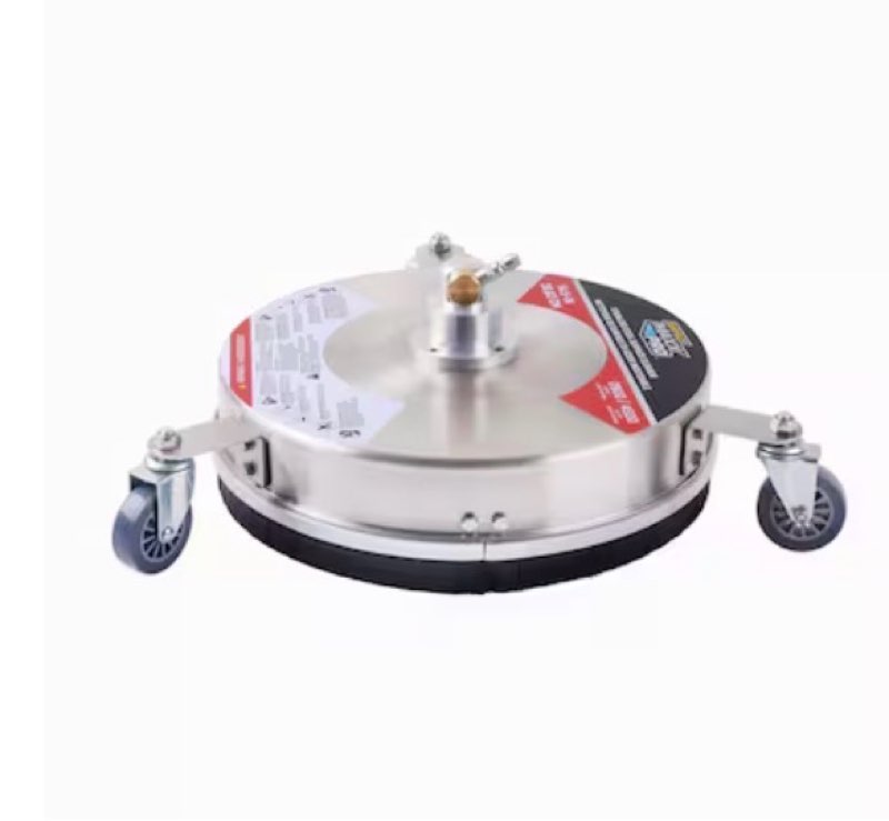 surfacemaxx pro 14.5-in up to 4500-psi rotating surface cleaner for gas and electric pressure washers