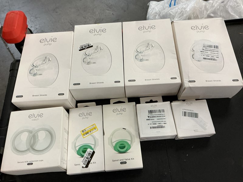 Condition photo showing Good Condition for assorted elvie breast pump essentials 