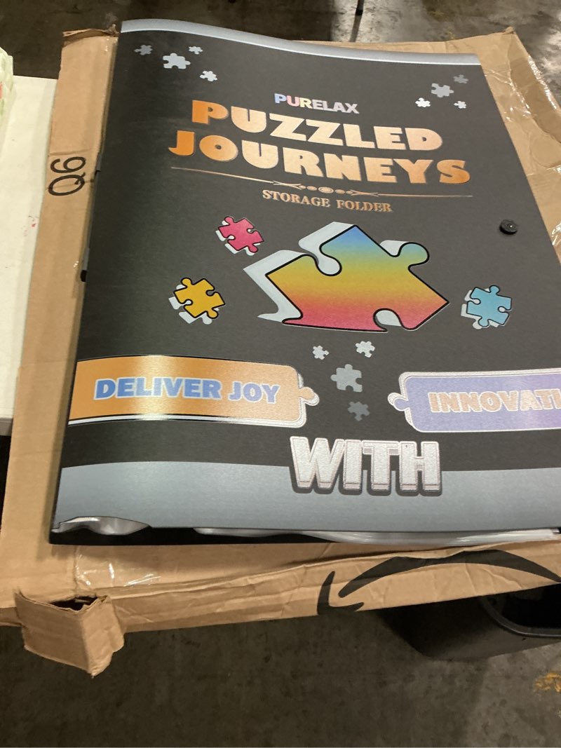 Condition photo showing Good Condition for purelax puzzled journeys storage folder 
