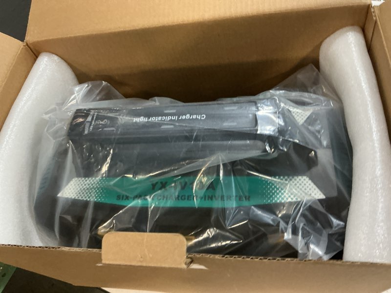 Condition photo showing New/Like New for 2-in-1 Portable Inverter Charger, 1200W Pure Sine Wave Inverter & 6A Rapid Charger for Makita 18V Battery, 6-Port DC to AC 120V Converter, 3 USB-A + 3 USB-C, 300lm LED Light for RV Camp Off-Grid