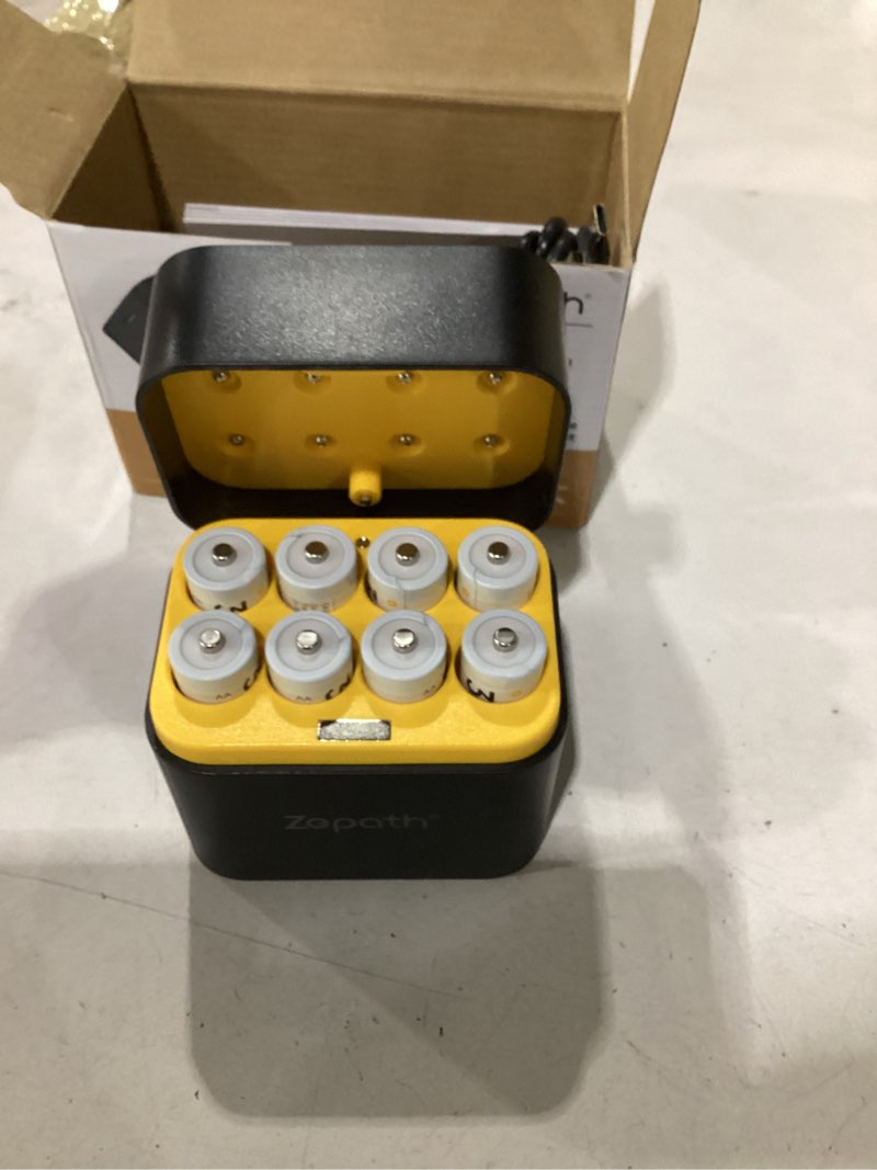 Condition photo showing As Is for mupoer 12 pack rechargeable aa batteries lithium with charger,3000mwh 1.5v aa lithium blink batteries,double a battery rechargeable,long lasting pilas recargables lithium ion aa battery for xbox 3000mwh 12aa