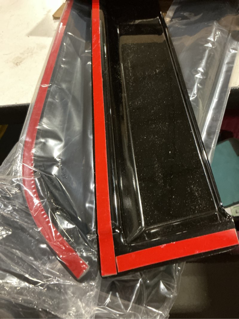Condition photo showing Good Condition for ig window visors fit for 1984-2001 jeep cherokee 4-door, out-channel rain guards vent wind deflectors 4pc, car accessories for 84-01 cherokee 4-door (excludes limited model) 1984-2001 cherokee (4-door)