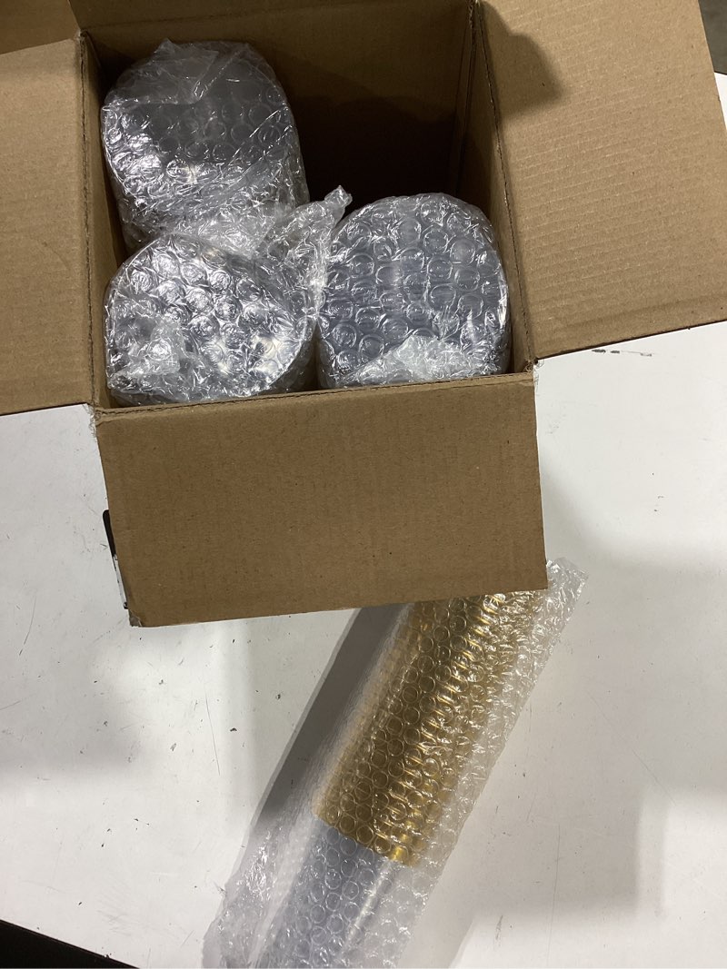 Condition photo showing Good Condition for focusline 100 pack 12 oz gold rimmed plastic cups, 12 ounce clear plastic tumblers, heavy-duty & fancy disposable hard cups with gold rim for wedding 12 oz gold rimmed 100 count