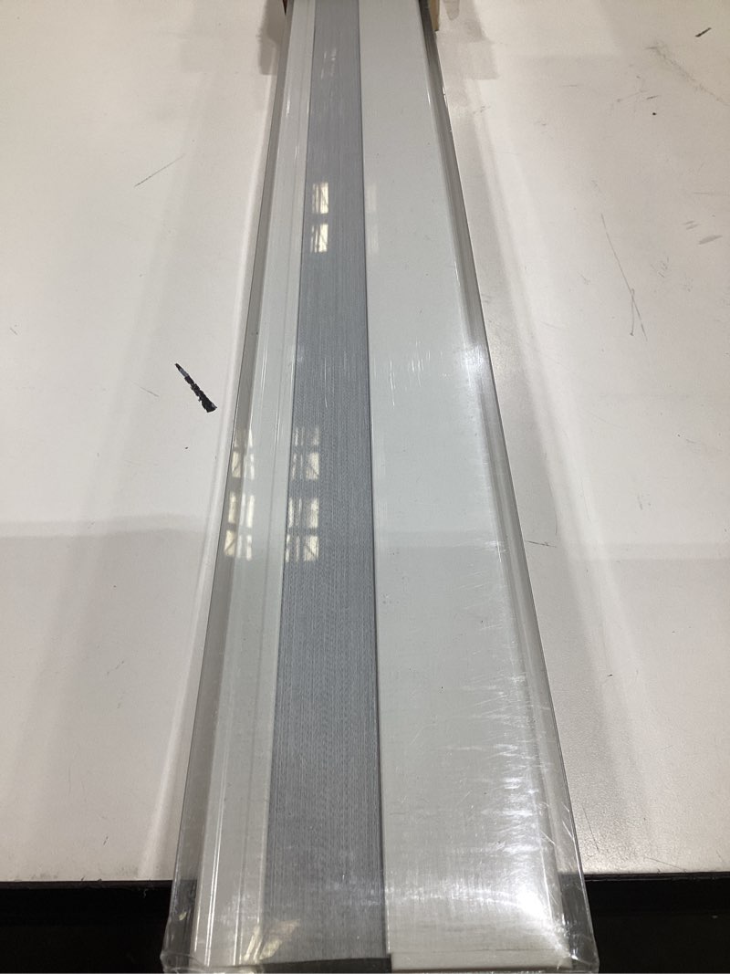 Condition photo showing Good Condition for changshade cordless cellular shades, light filtering honeycomb shades for windows, pull down pleated blinds, easy to install for indoor windows and french doors,48" w x 64" h, grey blackout grey 48"w x 64"h