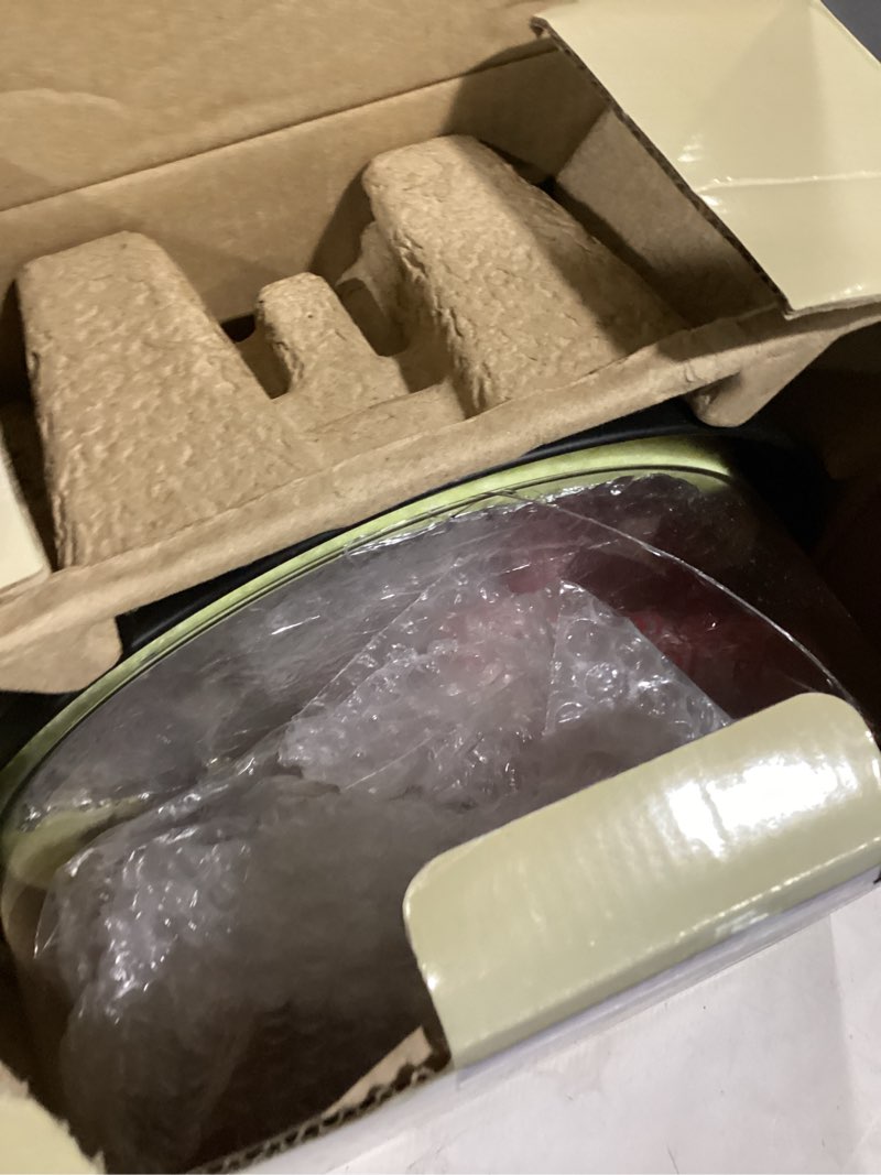 Condition photo showing As Is for allen + roth Fenland 12-in Matte Black Indoor 1 -Light Flush Mount Light with Clear Glass