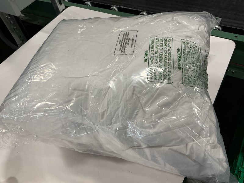 Condition photo showing Good Condition for TOPGREEN 100% Organic Feather Down Comforter Twin Size, Luxury Extra-Fluffy Duvet Insert, All Season