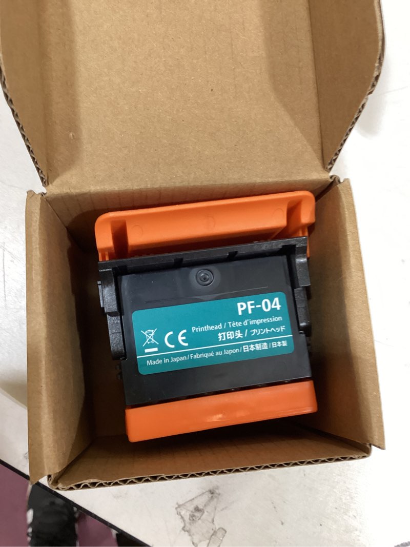 Condition photo showing Good Condition for pf-04 printhead compatible with canon ipf785 ipf670 ipf770 ipf765 ipf780 ipf650 ipf655 ipf750 ipf755 ipf760 ipf830 ipf840 ipf850 printer, replacement of canon pf-04 printhead