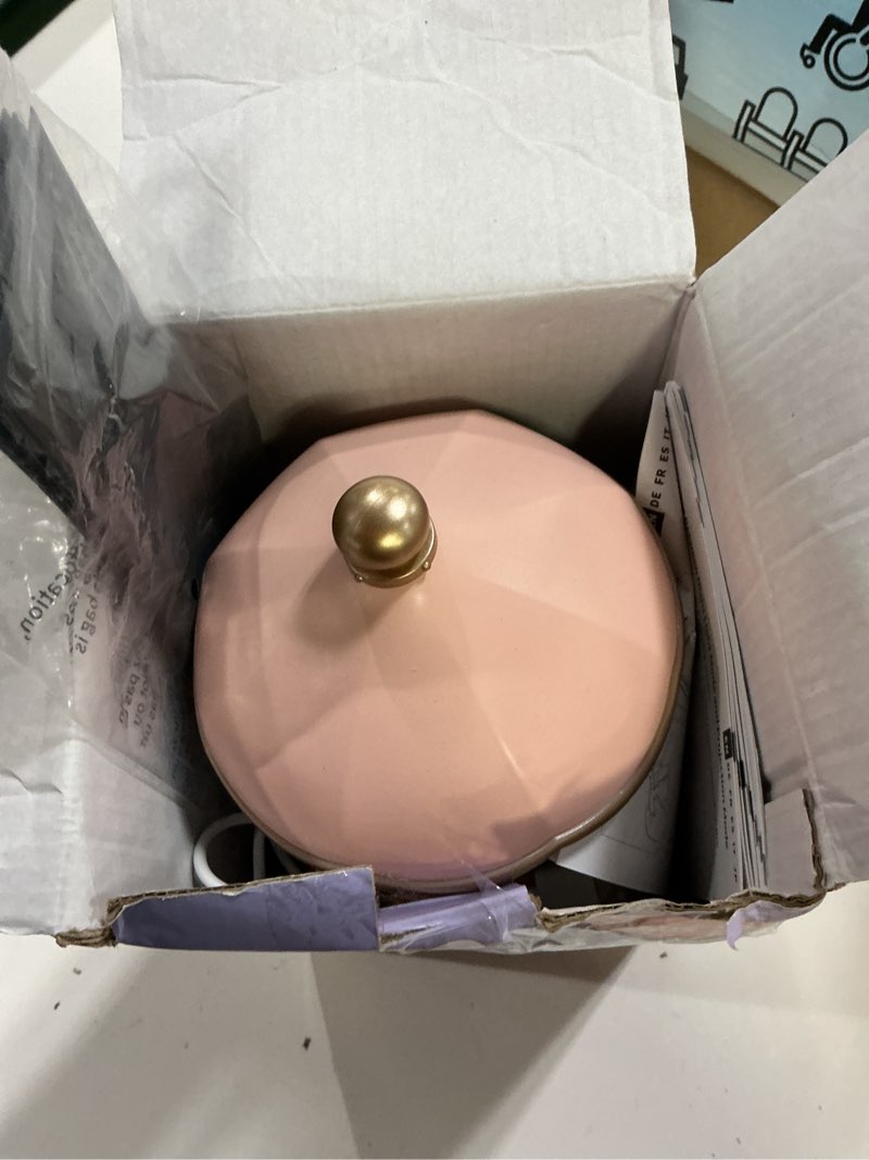 Condition photo showing As Is for carousel night light for kids, 15 music+15 films+315 colors star projector for kids night light projector,360°+remote+1200mah unicorn toys for girls room decor, valentines gifts for kids, girls, baby carousel night light projector - pink