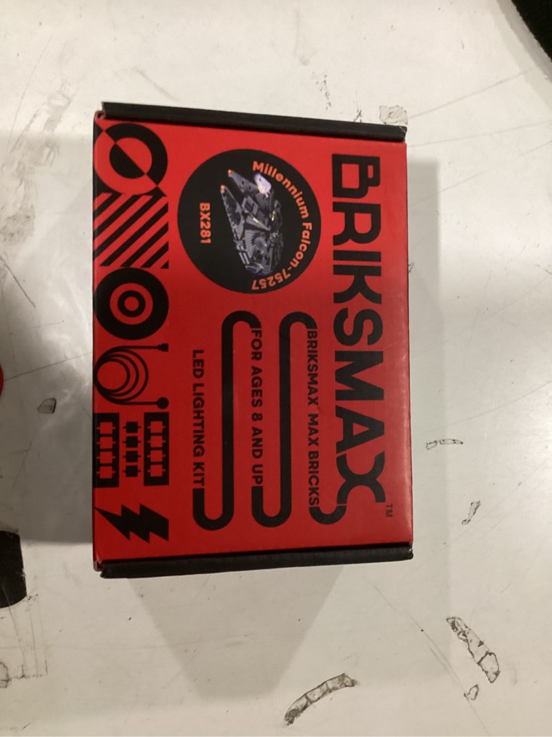 Condition photo showing New/Like New for BRIKSMAX Light Kit for Lego-75257 Millennium Falcon - Led Lighting Compatible with Lego Star Wars Se