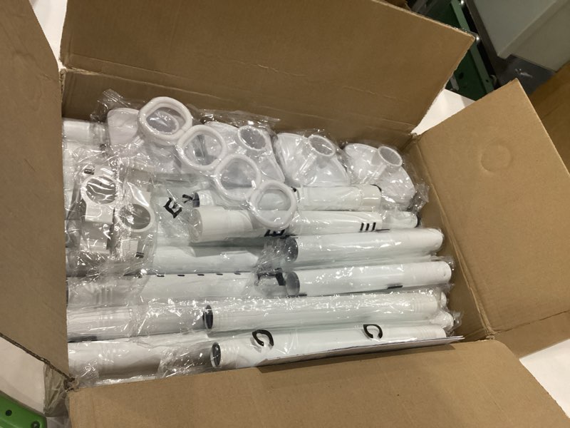 Condition photo showing New/Like New for Room Divider Curtain Rod, No Drilling Room Separator for Space Partition Adjustable 4-10ft(H) 28-70inch(W) Heavy Duty Temporary Wall Divider Floor to Ceiling Tension Rod, White