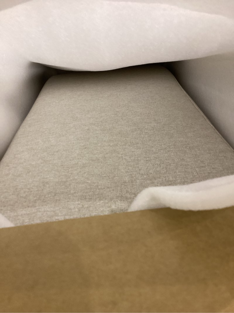 TREATLIFE HOME Natural Solid Wood Shoe Bench with Cushioned Seat and Two-Tier Storage Rack, Beech Wo