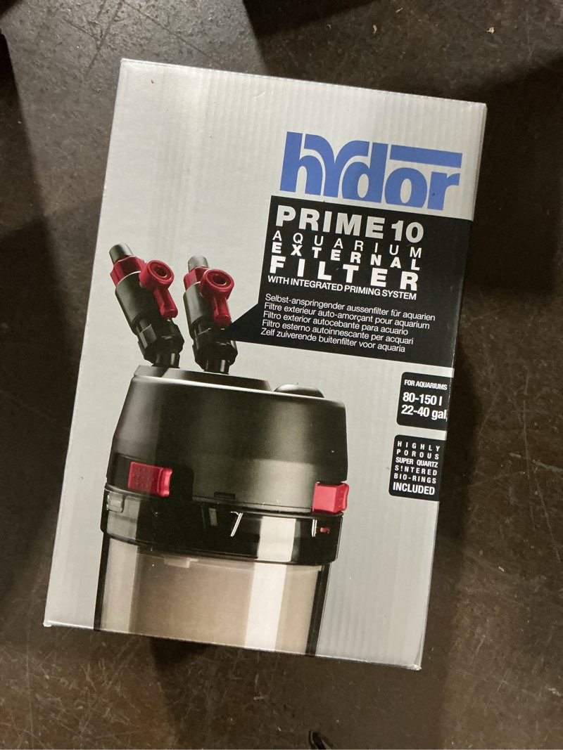 Condition photo showing New/Like New for Hydor Prime 10 External Canister Filter for Aquariums & Turtles- 170 GPH
