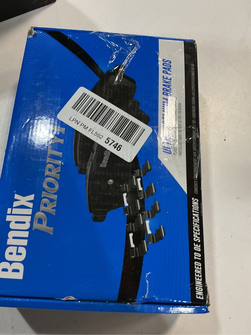 Condition photo showing New/Like New for Bendix Priority1 CFM1328 Semi-Metallic Front Brake Pads for Select Models Ford E-150, E-150 Econoline, E-250, E-350 Super Duty, E-450 Econoline Van, Wagon