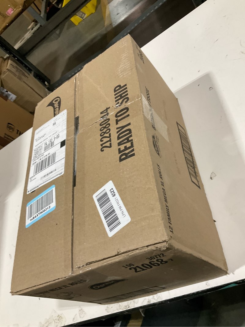 Condition photo showing Good Condition for charmin ultra soft cushiony touch toilet paper, 12 family mega xl rolls = 84 regular rolls family mega xl 12 rolls (364 sheets)