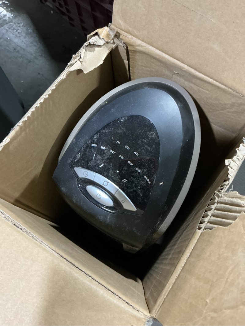 Condition photo showing As Is for Lasko 1500W Ceramic Tower Space Heater with Remote, Thermostat, Timer & Widespread Oscillation, Portable Electric Heater for Indoor Use, Bedroom & Living Room, 751320