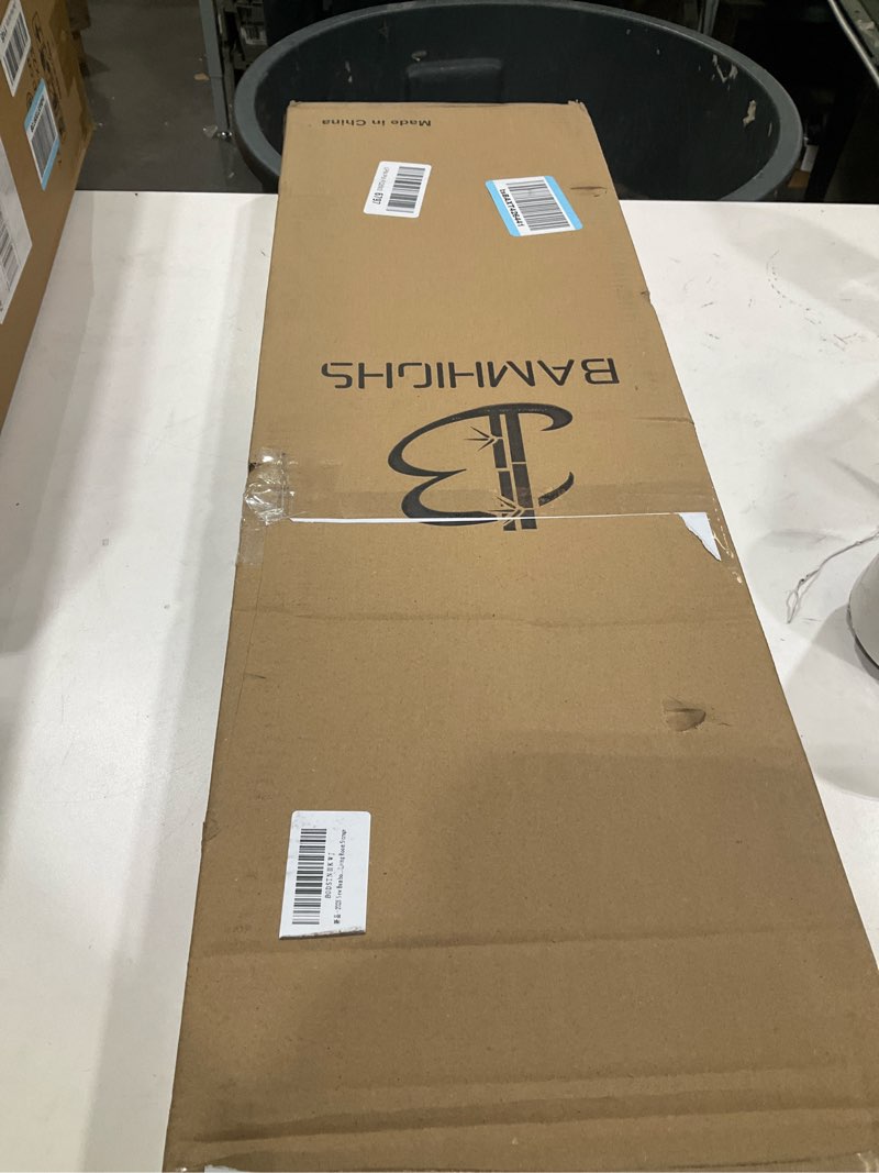 Condition photo showing Good Condition for 2025 New Bamboo Standing Shelf, 3 Tier Corner Shelf Staand, Free-Standing Shelf Units, Triangular Curved Corner Shelf Stand for Space-Saaving Display Ideal for Bathroom/Kitchen/Living Room Storage 3-Tier