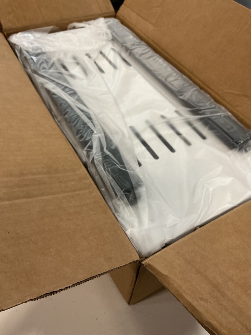 Condition photo showing New/Like New for HBL' 2 Pack | 21" Deep Pull Out Cabinet Organizer Adhesive, 10-Inch Wide Sturdy Carbon Steel Roll-Out Drawers for Face Frame or Frameless Cabinets,Slide-Out Shelves for Pantry. 21"D x 10.0"W x 3.1"H White 2