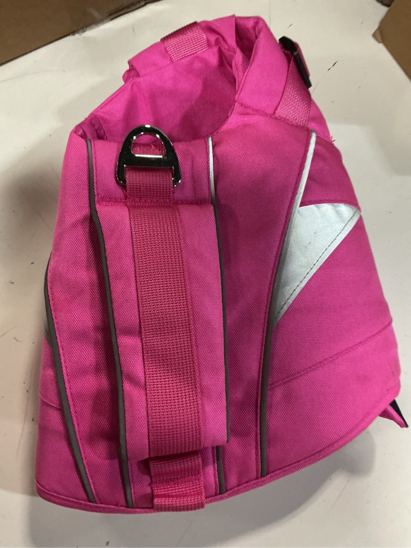 Condition photo showing Good Condition for queenmore xs dog life jacket,reflective puppy life vest for swimming & boating, lightweight dog lifejacket high flotation, adjustable dogs lifesavers swimsuits for small medium large dogs (pink, xs) x-small pink