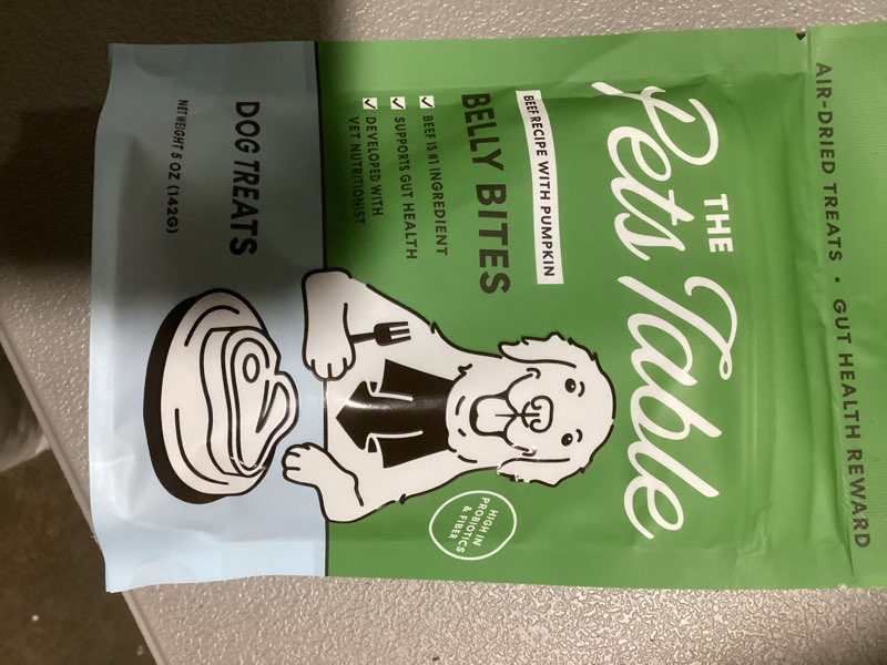 Condition photo showing New/Like New for The Pets Table Beef Limited Ingredient Diet Air-Dried Healthy Dog Treats, 5-Ounce Bag