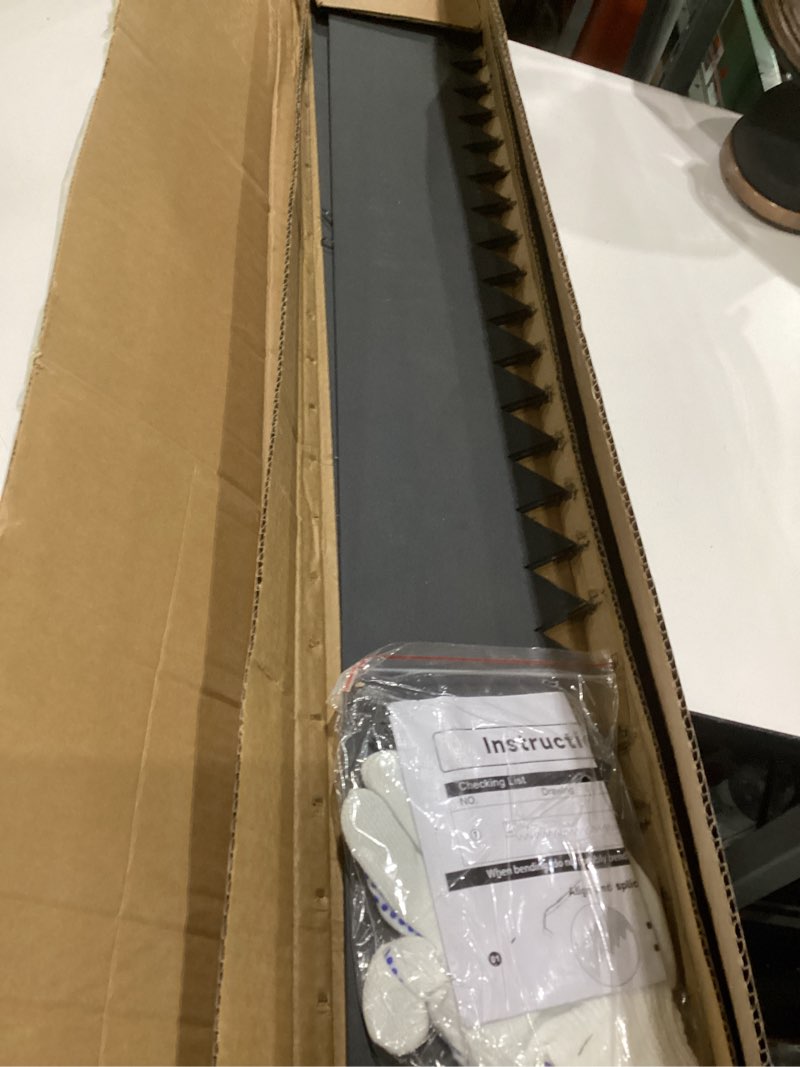 Condition photo showing New/Like New for metal landscape edging 6-pack, galvanized steel garden edging - 40" l x 6" h strips - metal edging border w/ 6 clips - edge for lawn yard, black 6 inch 6pcs