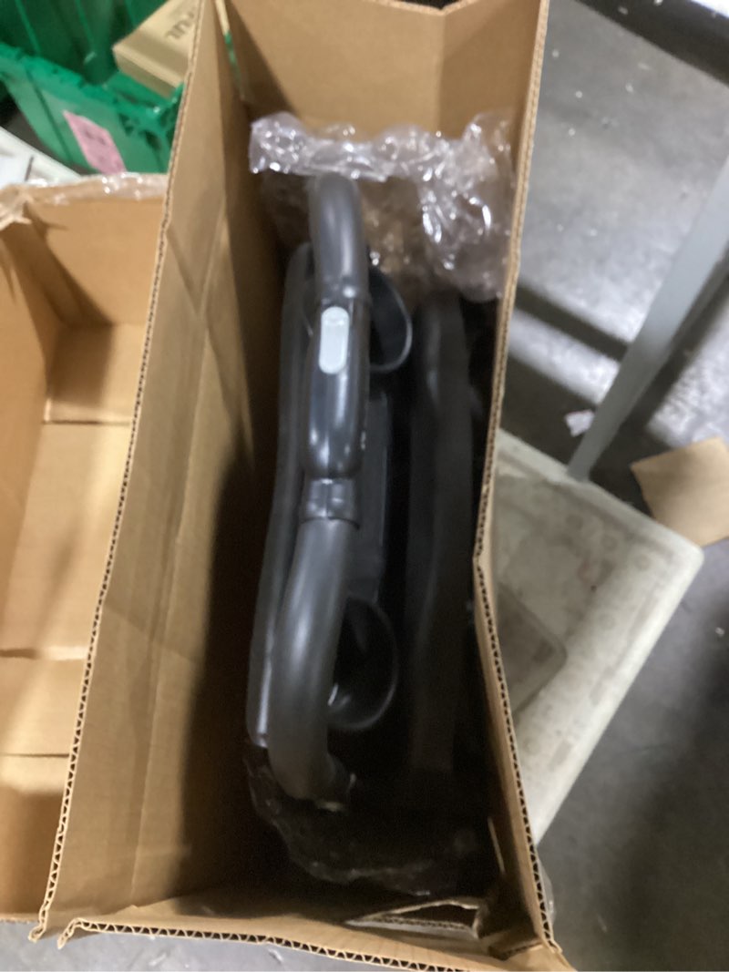 Condition photo showing Good Condition for baby trend snap n go ex polyester lightweight foldable universal single infant car seat carrier with 2 cup holder and covered compartment, black single stroller