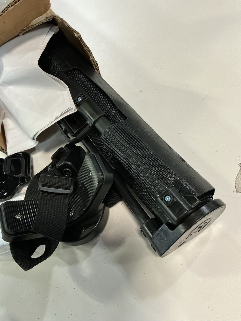 Condition photo showing As Is for Upgraded Retractable Baby Gates for Stairs & Banister, Mesh Dog Gate Indoor, Extends to 55" Wide 33" Tall, Child Safety Gate for Stairway, Banister & Wall Mount (Black)