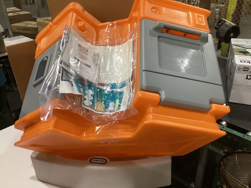 Condition photo showing Good Condition for (missing parts)little tikes home grown kitchen - role play realistic kitchen real cooking & water boiling sounds kitchen accessories set for girls boys - multicolor 22 x 18 x 30.25 inches