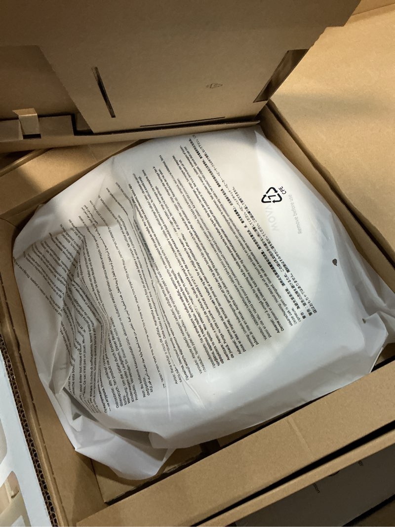 Condition photo showing Good Condition for mova p50 pro ultra robot vacuum and mop, 19,000pa suction with anti-tangle brush, removable & liftable mop for carpet & floor, 167? mop & washboard self drying & cleaning, auto empty & refill pro white