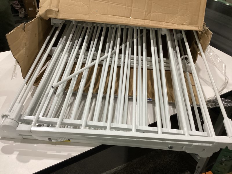 Condition photo showing As Is for Regalo SAFETY 194-Inch Super Wide Baby Gate & Play Yard, 2-in-1 Convertible Extra Wide Safety Barrier, Hardware Mounted for Toddlers & Pets, American Designed, American Owned, For Children 6-24 Months 50.5-192"W x 28"H White