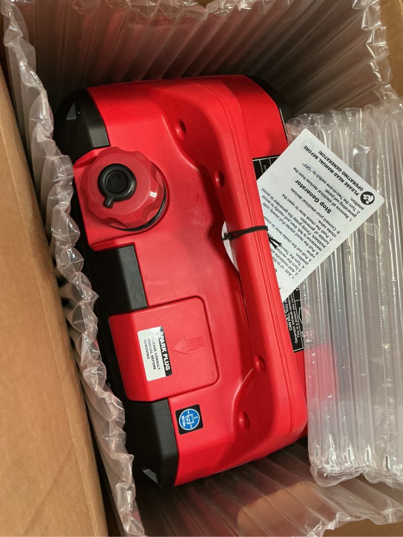 Condition photo showing As Is for POWER SMART  2500W Inverter Generator